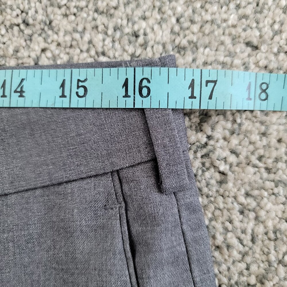 Men's Savane  Grey Dress Pants 33 x32 - Picture 5 of 10